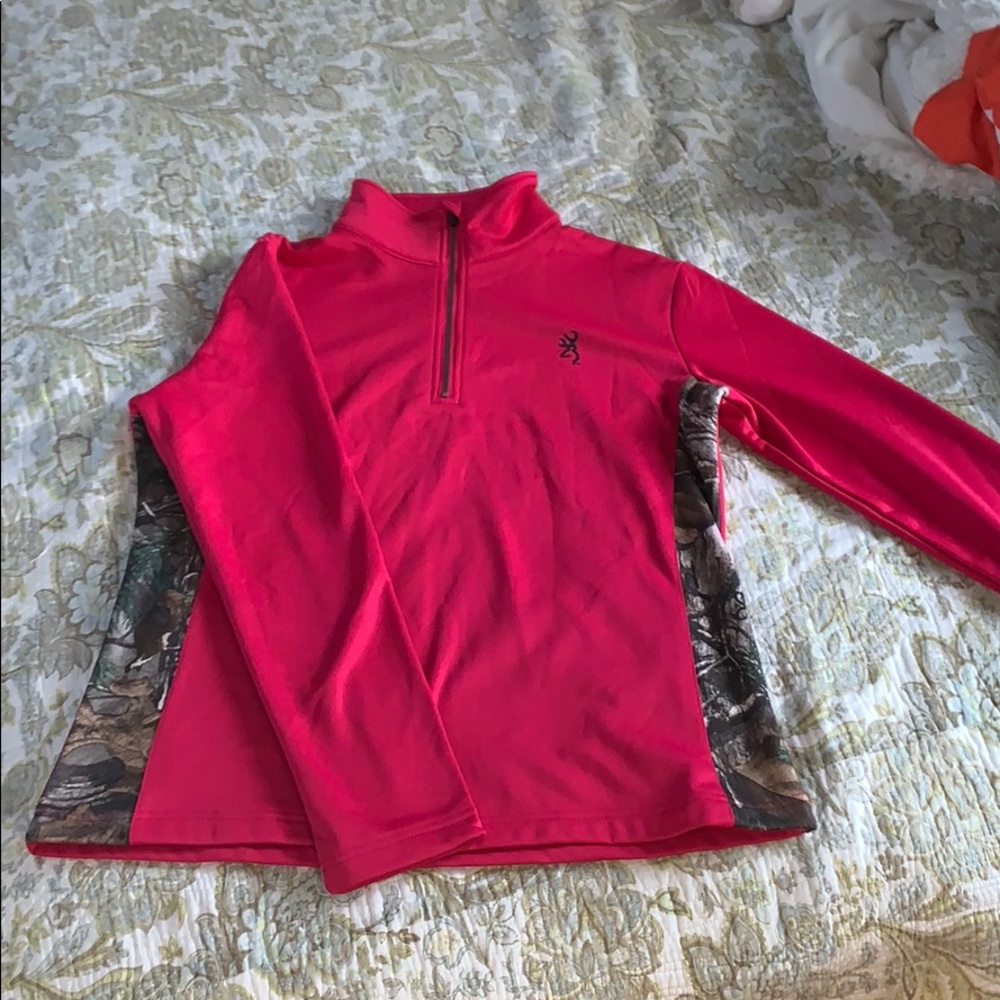 women’s large Browning half zip